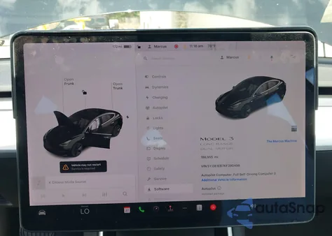 2019 Tesla Model 3 Long Range/Performance from USA, damaged, VIN 5YJ3E1EB7KF390498